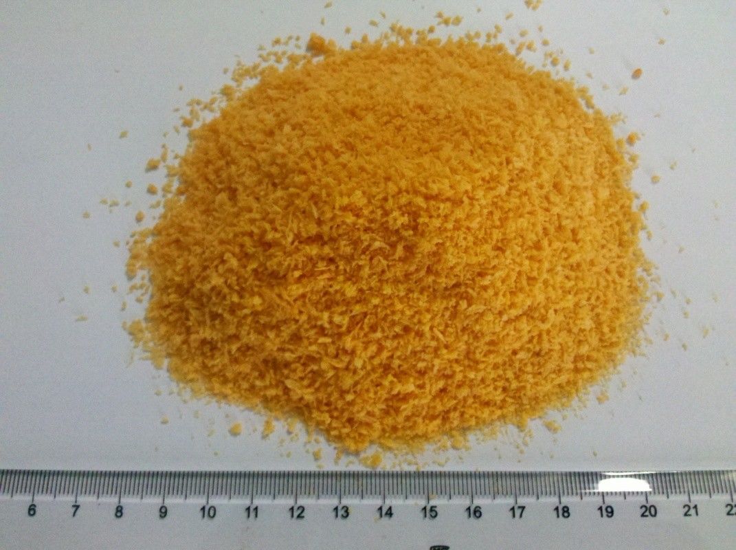 5mm 바늘 모양 노란색 판코 빵 덩어리 HACCP 인증을 받은 새우나 닭고기를 튀기기 위해