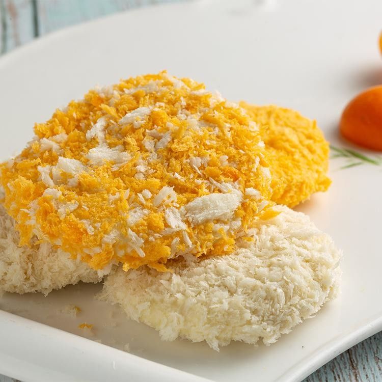 크리스피 전체 밀 파코 빵 조각 - 노란색 흰색 오렌지 색상 1kg 10kg 봉지 18개월 유효기간