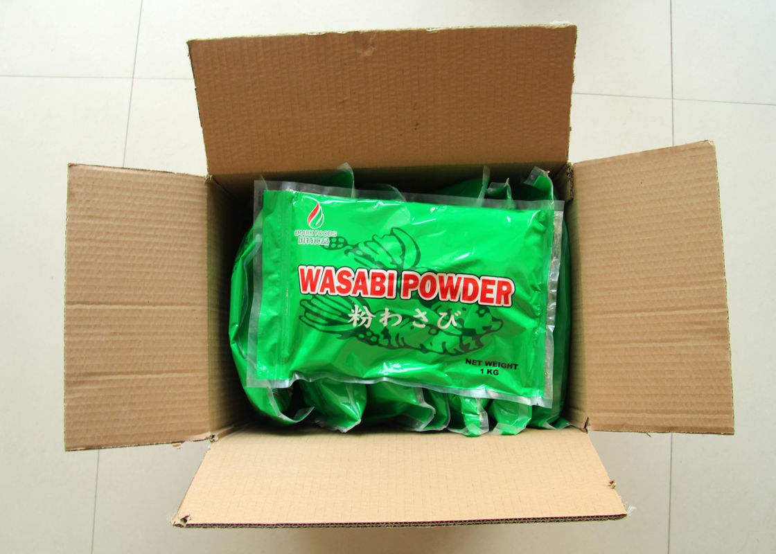 순수한 Wasabi 분말 양고추냉이 분말 1KG 녹색 Wasabi 조미료 분말이 ABC에 의하여 등급을 매깁니다