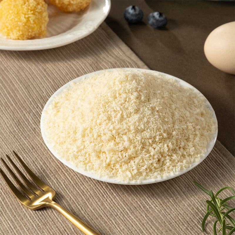 금색과 흰색 얇은 빵 조각 흰색 노란색 판코 빵 조각 튀김 HALAL HACCP 인증