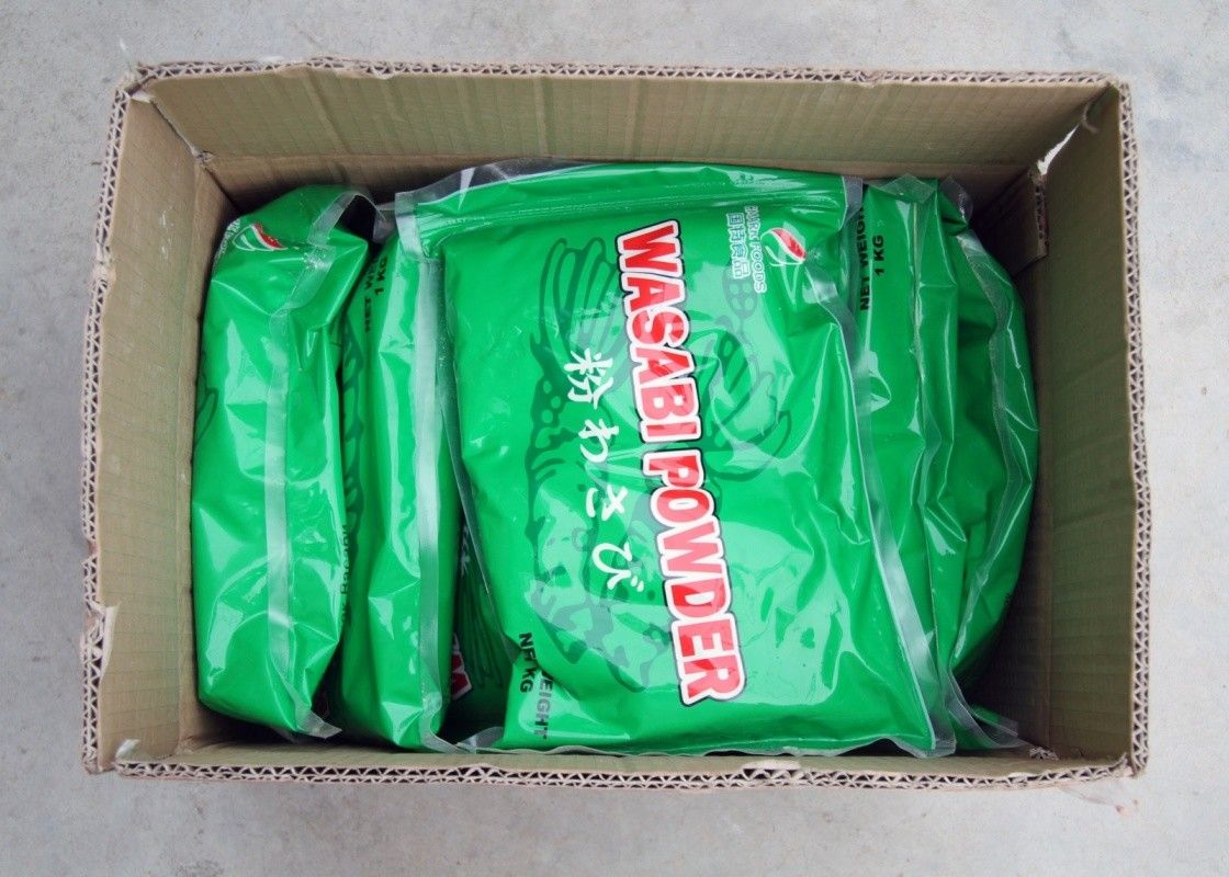 Janpanese 작풍 해산물 판지 패킹을 위한 순수한 Wasabi 분말 급료 A B C