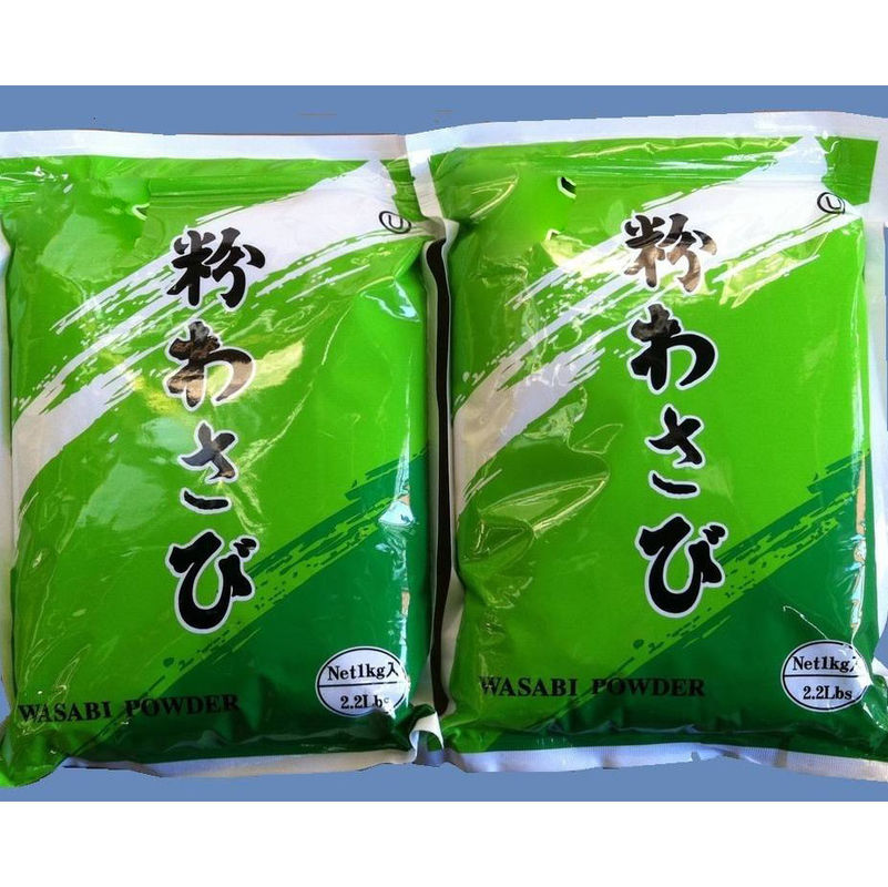 와사비 파우더 와사비 파우더 1kg 와사비 파우더 향신료 매운 1KG 가방 녹색 순수 와사비 파우더 ABC 등급