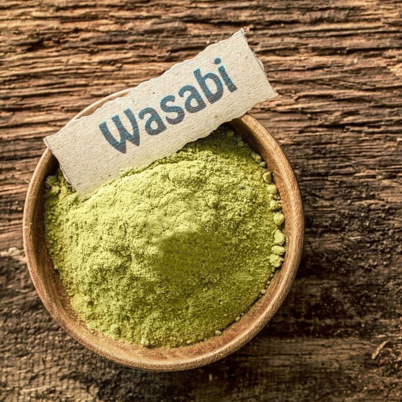 HACCP Halal Certified 100-120 Mesh Wasabi Powder 1kg Bulk Pack for Sushi Restaurants