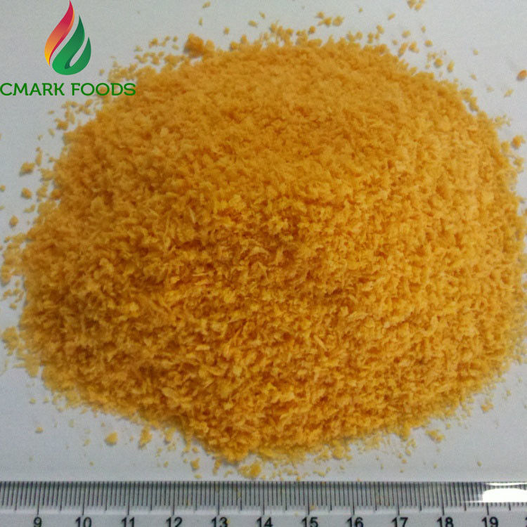 주황색 통밀빵은 2-12mm 빵가루를 묻히고/건강한 빵 부스러기 크기
