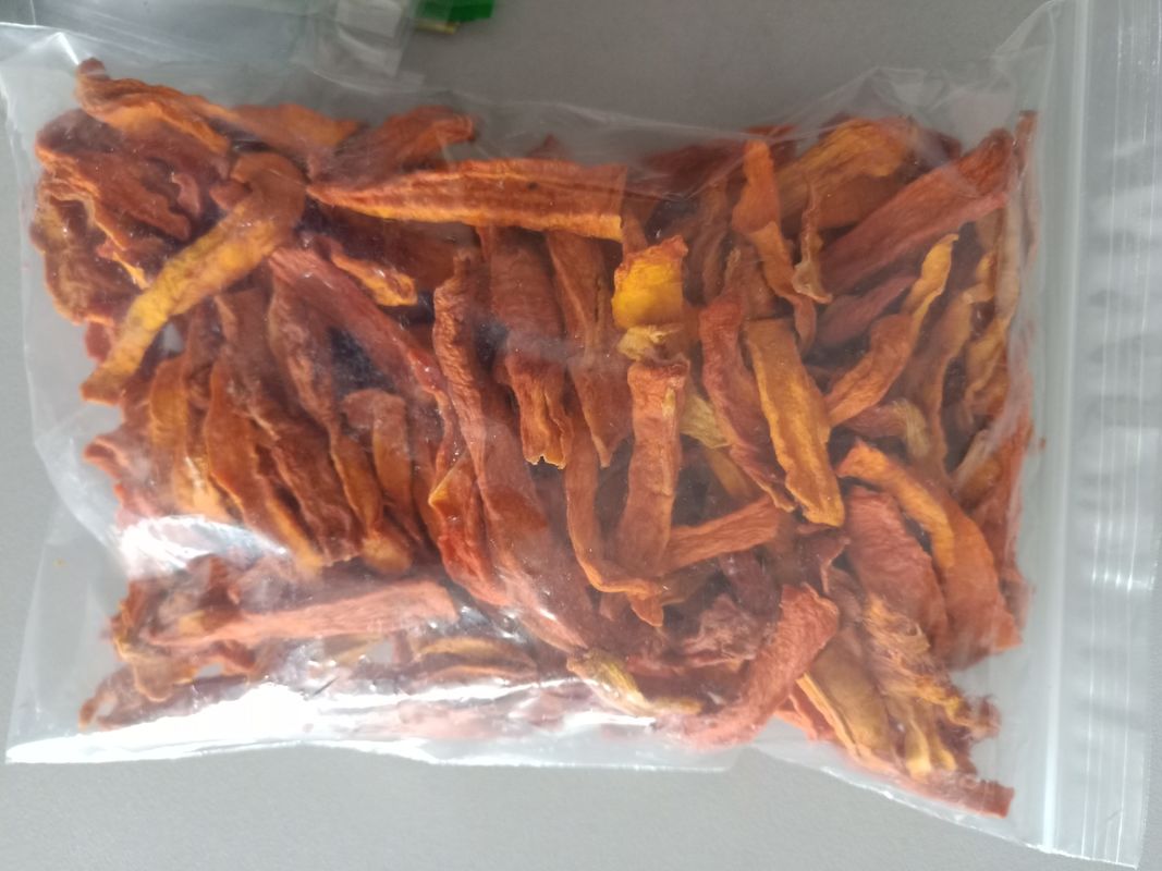 건조한 차가운 장소 저장에 의하여 말리는 호박 조각 100 - 120 메시 오렌지 색깔