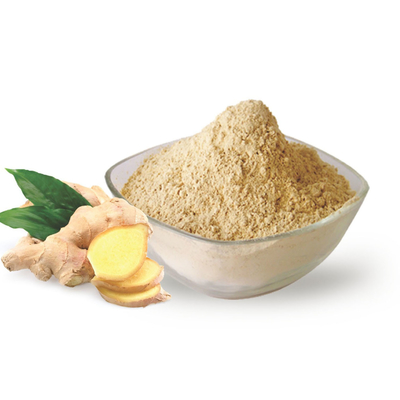 탈수 말린 유기적 Ginger Root 파우더 10% 수분