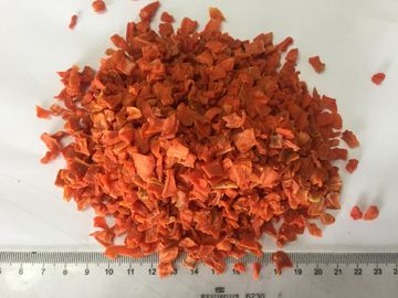 HACCP FDA 주황색 탈수된 당근 칩 최대 7% 수분